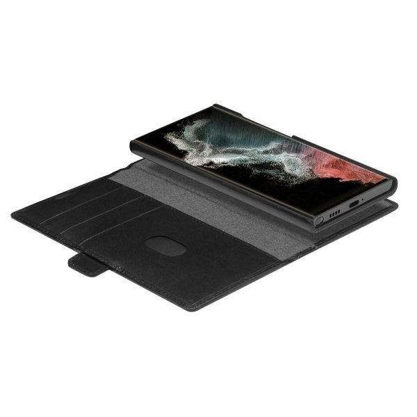 dbramante1928 Samsung Galaxy S22 Ultra Cover Lynge Aftageligt Cover Sort