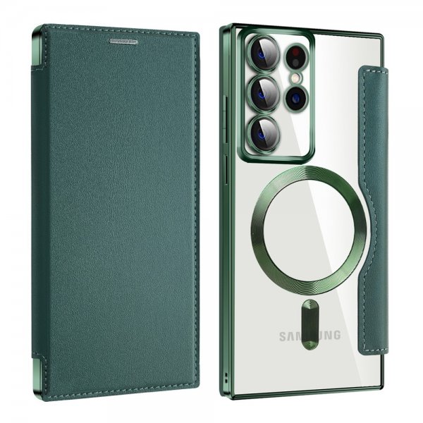 Samsung Galaxy S22 Ultra Cover MagSafe Grøn