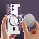 Samsung Galaxy S22 Ultra Cover MagSafe Lilla