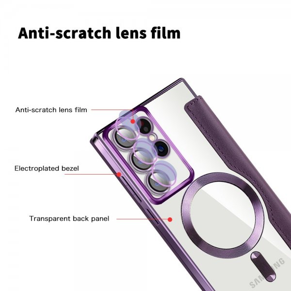 Samsung Galaxy S22 Ultra Cover MagSafe Lilla
