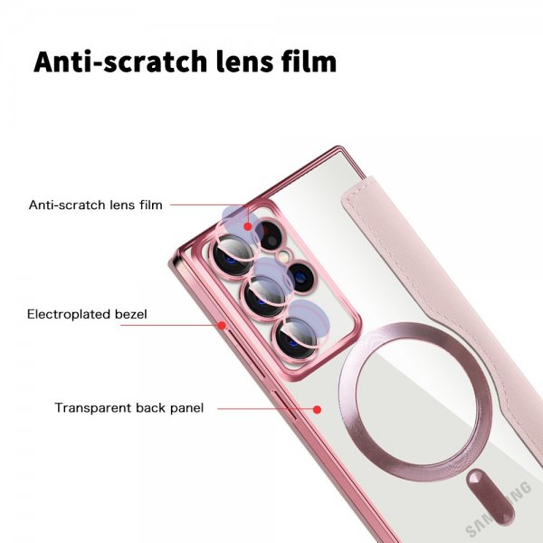Samsung Galaxy S22 Ultra Cover MagSafe Rosa