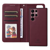 Betopnice Samsung Galaxy S22 Ultra Cover med Aftageligt Etui 005 Rød