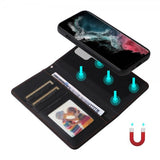 Betopnice Samsung Galaxy S22 Ultra Cover med Aftageligt Etui 005 Sort