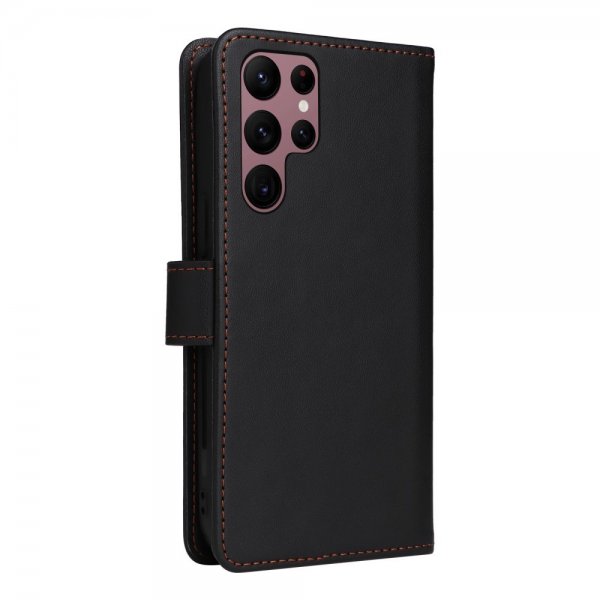 Betopnice Samsung Galaxy S22 Ultra Cover med Aftageligt Etui 005 Sort
