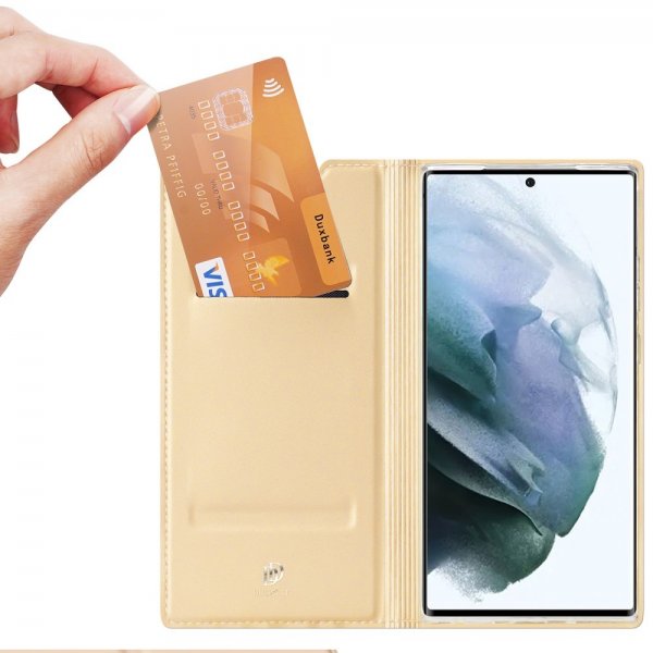 Dux Ducis Samsung Galaxy S22 Ultra Cover Skin Pro Series Guld