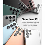 Ringke Samsung Galaxy S22 Ultra Kamerabeskyttelse Kameralinse Ramme Sølv