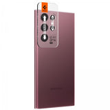 Spigen Samsung Galaxy S22 Ultra Kamerabeskyttelse GLAS.tR EZ Fit Optik Pro 2-pak Bordeaux