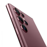 Spigen Samsung Galaxy S22 Ultra Kamerabeskyttelse GLAS.tR EZ Fit Optik Pro 2-pak Bordeaux