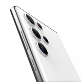 Spigen Samsung Galaxy S22 Ultra Kamerabeskyttelse GLAS.tR EZ Fit Optik Pro 2-pak Phantom White