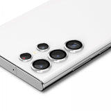 Spigen Samsung Galaxy S22 Ultra Kamerabeskyttelse GLAS.tR EZ Fit Optik Pro 2-pak Phantom White