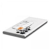 Spigen Samsung Galaxy S22 Ultra Kamerabeskyttelse GLAS.tR EZ Fit Optik Pro 2-pak Phantom White