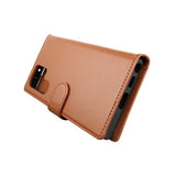 Rvelon Samsung Galaxy S22 Ultra Cover Magnetisk Aftageligt Etui Brun