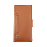 Rvelon Samsung Galaxy S22 Ultra Cover Udtrækkeligt Kortrum Brun