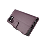 Rvelon Samsung Galaxy S22 Ultra Cover Udtrækkeligt Kortrum Lilla