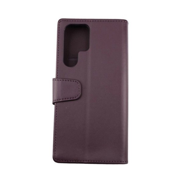 Rvelon Samsung Galaxy S22 Ultra Cover Udtrækkeligt Kortrum Lilla