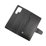 Rvelon Samsung Galaxy S22 Ultra Cover Udtrækkeligt Kortrum Sort
