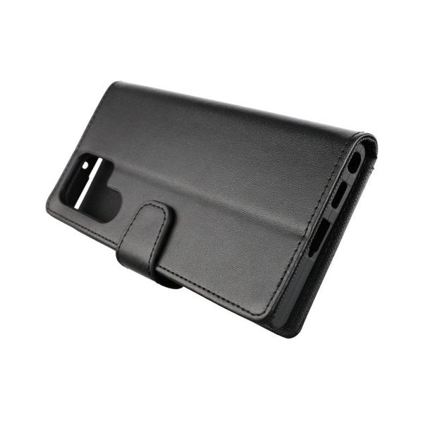 Rvelon Samsung Galaxy S22 Ultra Cover Udtrækkeligt Kortrum Sort