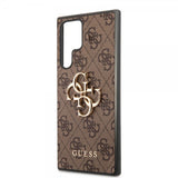 Guess Samsung Galaxy S22 Ultra Cover 4G Logo Brun