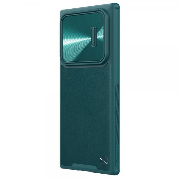Nillkin Samsung Galaxy S22 Ultra Cover CamShield Læder Grøn