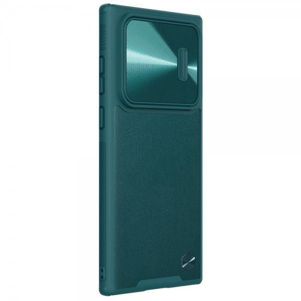 Nillkin Samsung Galaxy S22 Ultra Cover CamShield Læder Grøn