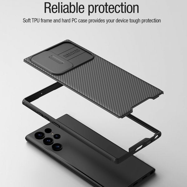 Nillkin Samsung Galaxy S22 Ultra Cover CamShield Pro MagSafe Sort