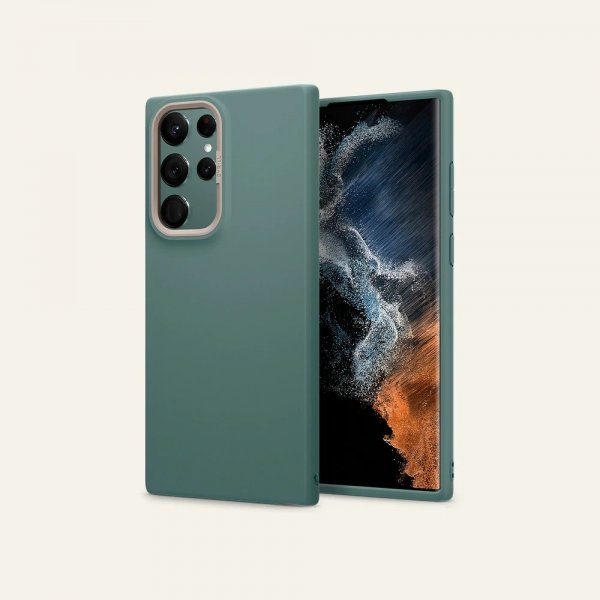 Cyrill Samsung Galaxy S22 Ultra Cover Color Brick Kale
