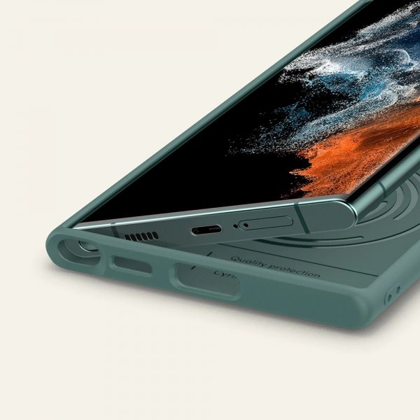 Cyrill Samsung Galaxy S22 Ultra Cover Color Brick Kale