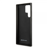 AMG Samsung Galaxy S22 Ultra Cover Prægede Linjer Sort