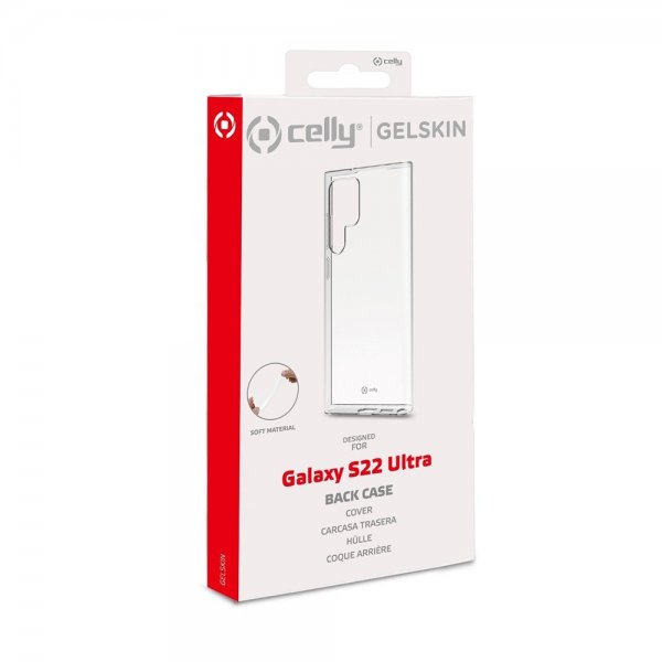 Celly Samsung Galaxy S22 Ultra Cover GELSKIN Transparent