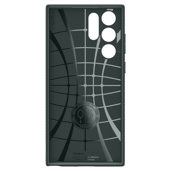 Spigen Samsung Galaxy S22 Ultra Cover Liquid Air Abyss Green