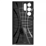 Spigen Samsung Galaxy S22 Ultra Cover Liquid Air Mat Sort