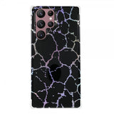 Samsung Galaxy S22 Ultra Cover Marmor Sort