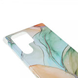 Samsung Galaxy S22 Ultra Cover Marmor Trefarvet