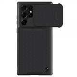 Nillkin Samsung Galaxy S22 Ultra Cover med Tekstur Kamerabeskyttelse Sort