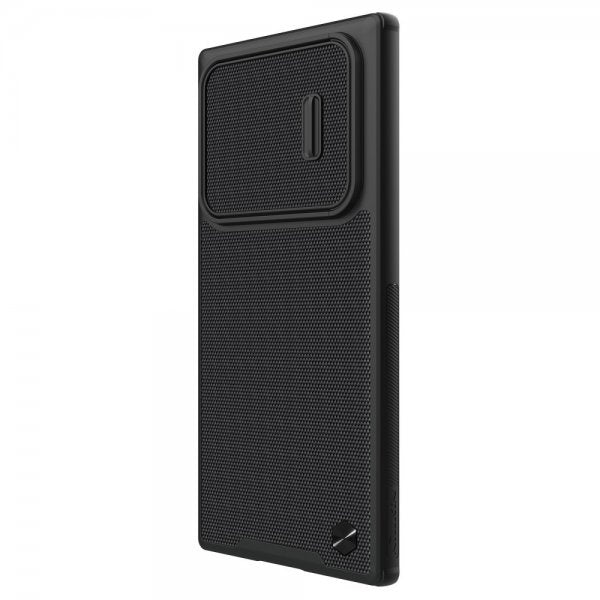 Nillkin Samsung Galaxy S22 Ultra Cover med Tekstur Kamerabeskyttelse Sort