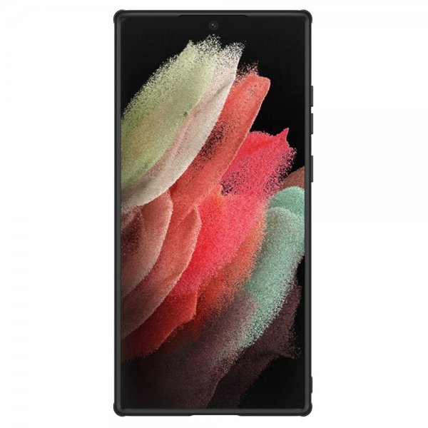 Nillkin Samsung Galaxy S22 Ultra Cover med Tekstur Kamerabeskyttelse Sort
