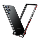 Samsung Galaxy S22 Ultra Cover Metal Frame Sølv