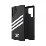Adidas Samsung Galaxy S22 Ultra Cover Støbt Etui PU Sort Hvid