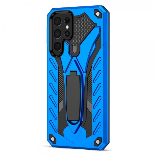 Samsung Galaxy S22 Ultra Cover Phantom Knight Blå