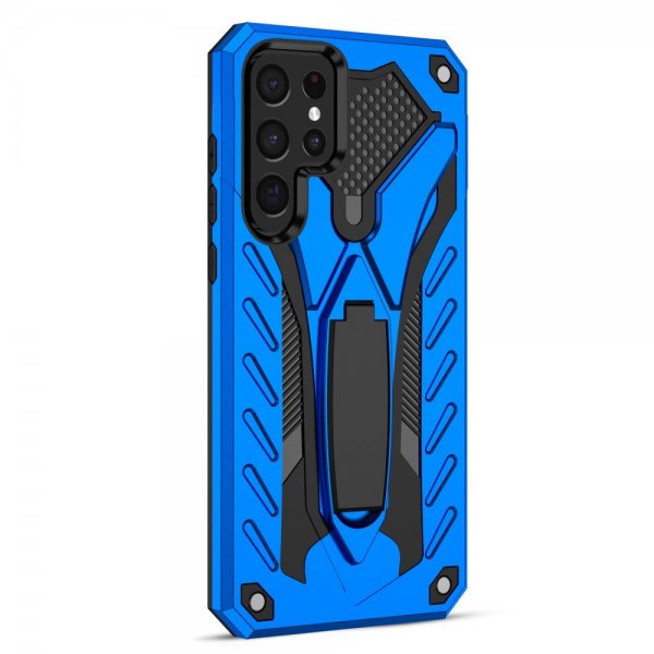 Samsung Galaxy S22 Ultra Cover Phantom Knight Blå