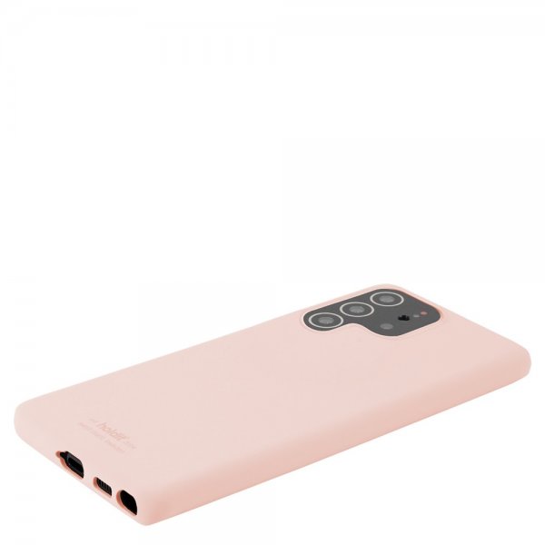 Holdit Samsung Galaxy S22 Ultra Cover Silikone Blush Pink