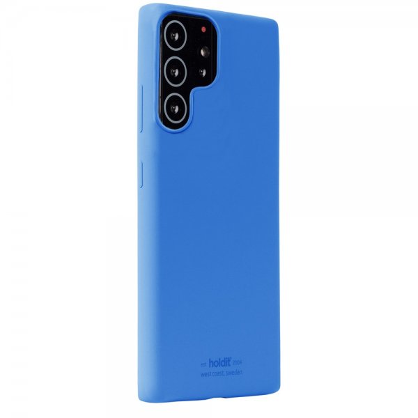 Holdit Samsung Galaxy S22 Ultra Cover Silikone Sky Blue