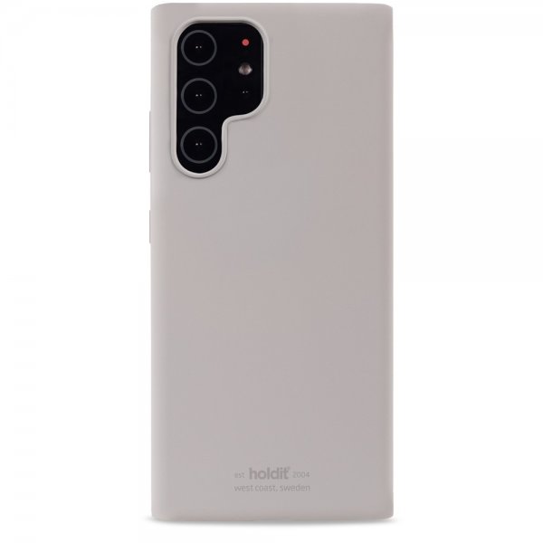 holdit Samsung Galaxy S22 Ultra Cover Silikone Taupe