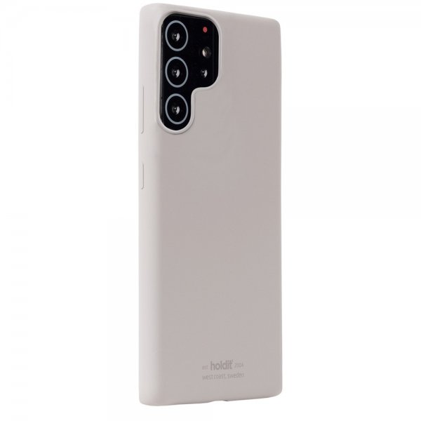 holdit Samsung Galaxy S22 Ultra Cover Silikone Taupe