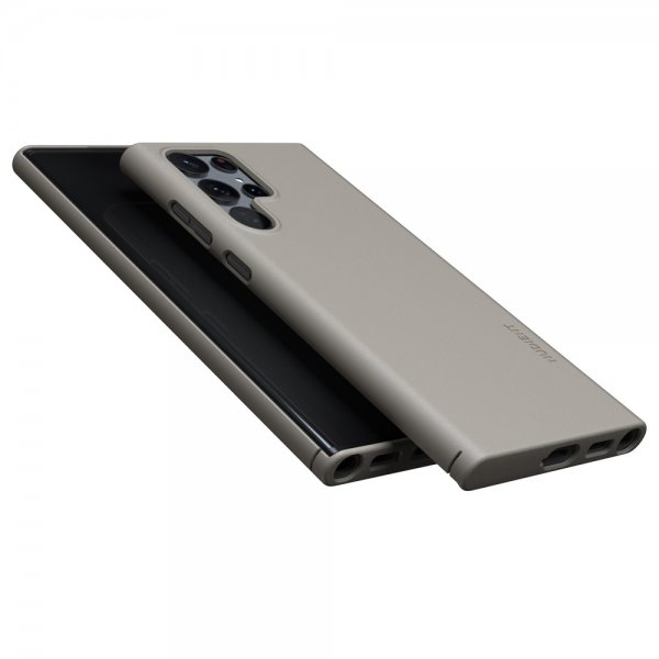 Nudient Samsung Galaxy S22 Ultra Cover Thin Case V3 Clay Beige