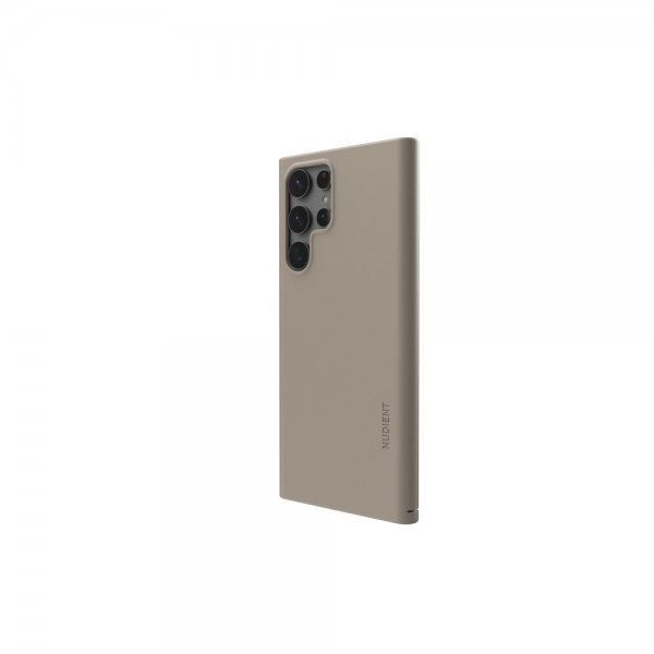 Nudient Samsung Galaxy S22 Ultra Cover Thin Case V3 Clay Beige