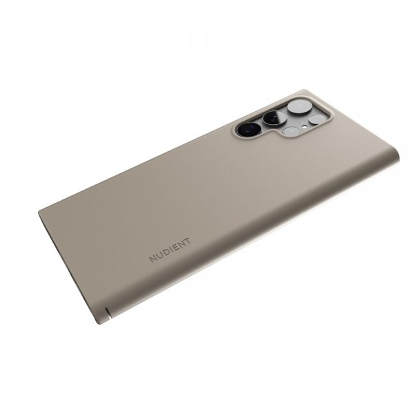 Nudient Samsung Galaxy S22 Ultra Cover Thin Case V3 Clay Beige