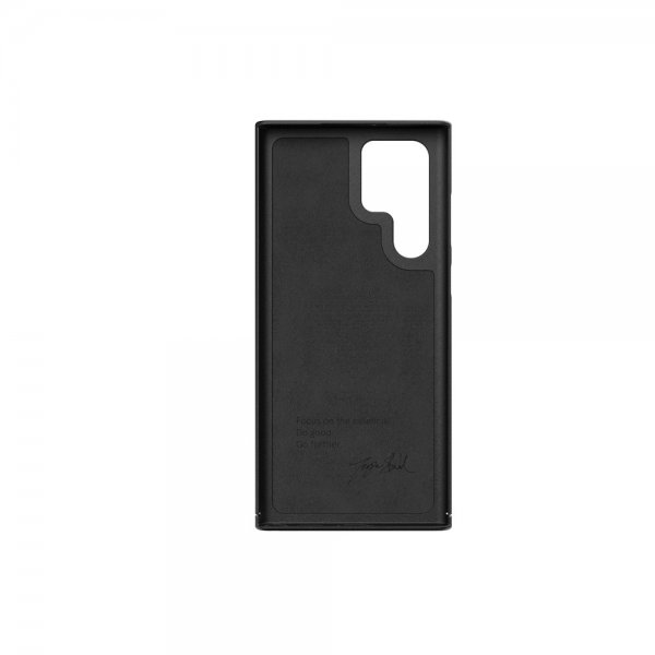 Nudient Samsung Galaxy S22 Ultra Cover Thin Case V3 Ink Black