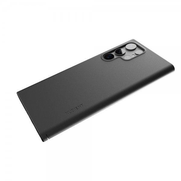 Nudient Samsung Galaxy S22 Ultra Cover Thin Case V3 Ink Black