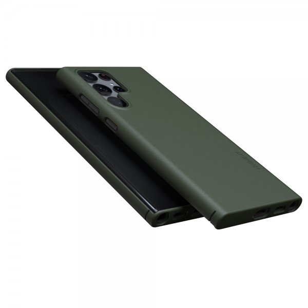 Nudient Samsung Galaxy S22 Ultra Cover Thin Case V3 Pine Green